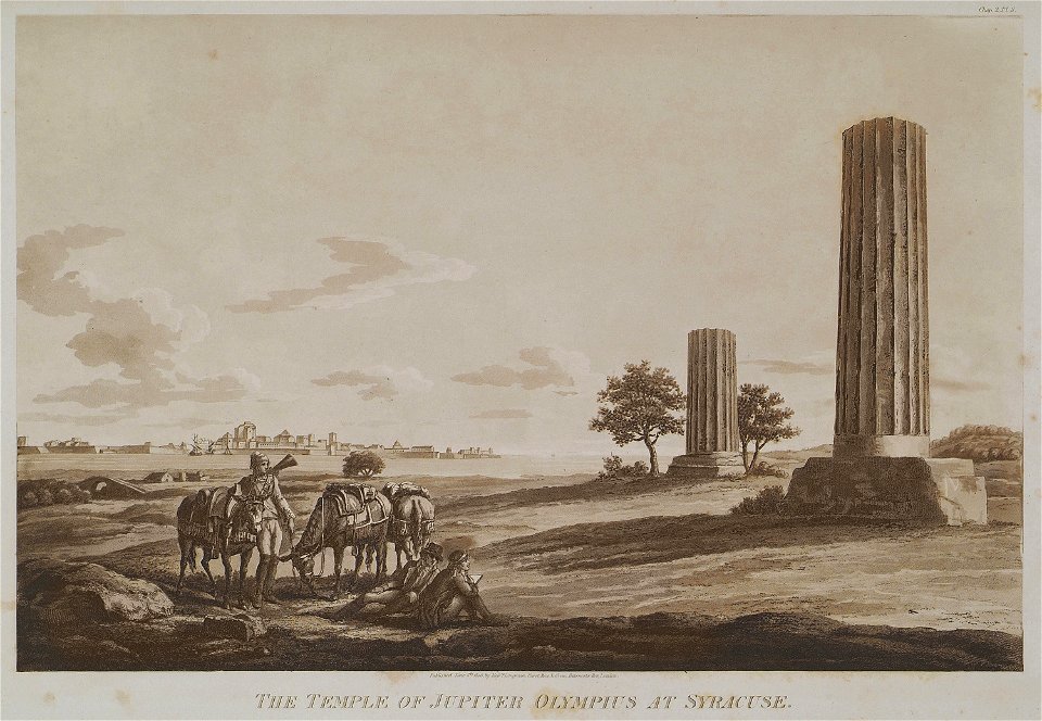 The Temple of Jupiter Olympius at Syracuse - Wilkins William - 1807