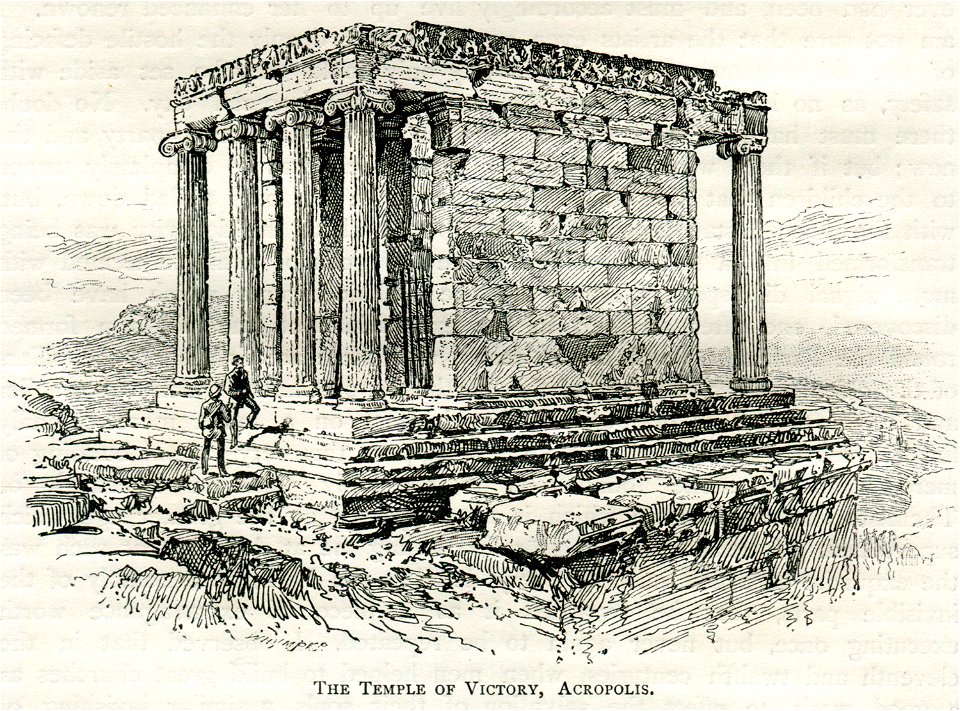 The Temple of Victory, Acropolis - Mahaffy John Pentland - 1890