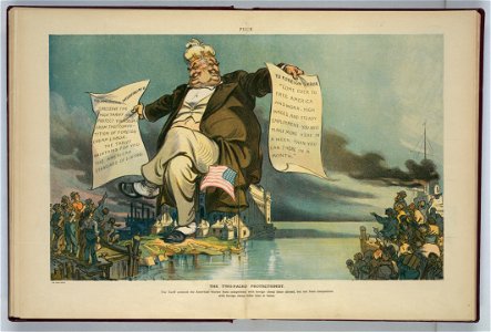 The two-faced protectionist - Kep. LCCN2011649130