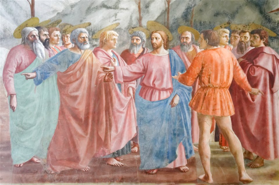 The Tribute Money Masaccio Cappella Brancacci
