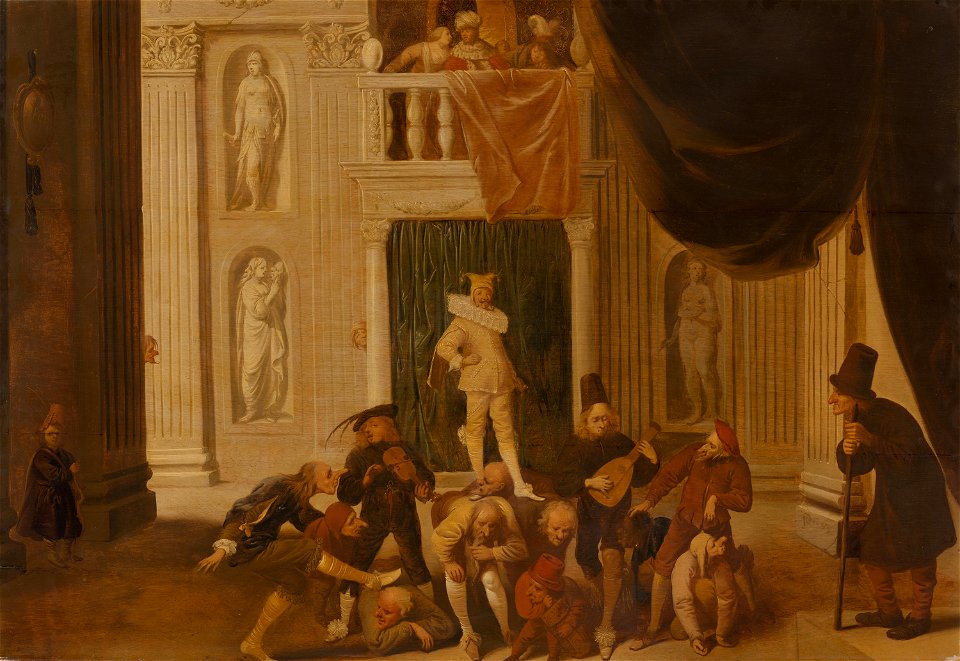 The Triumph of Folly by Pieter Quast Mauritshuis 447