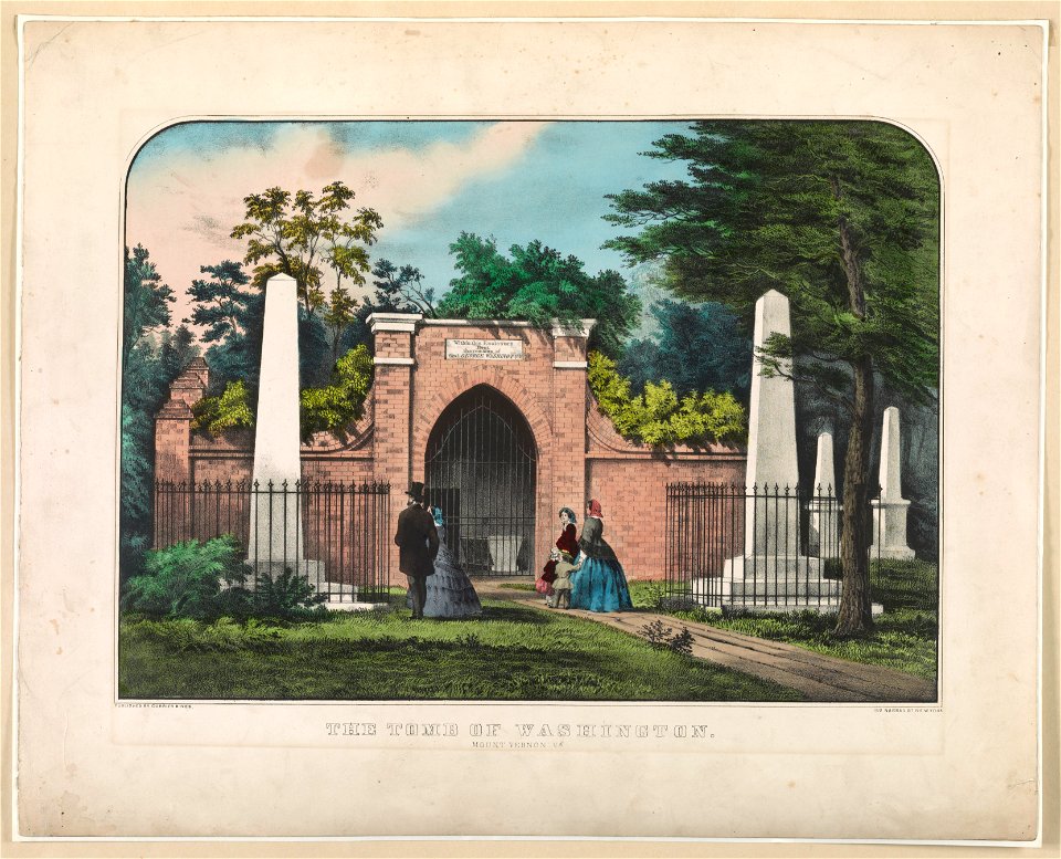 The tomb of Washington- Mount Vernon, Va. LCCN2002697143