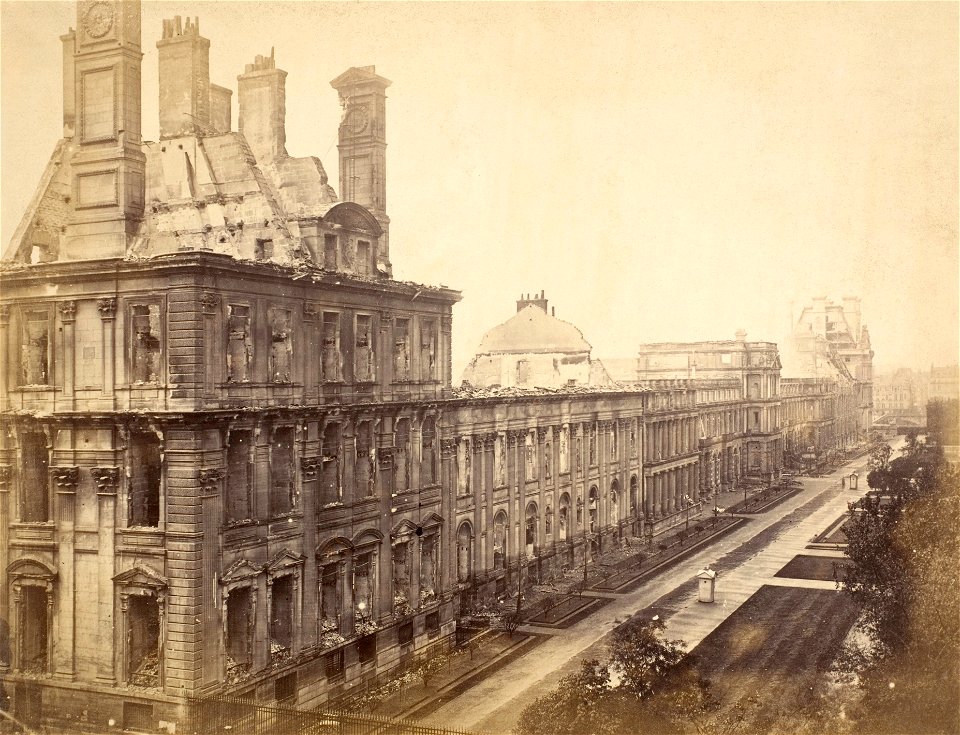 The Tuileries After Its Destruction by the Communards