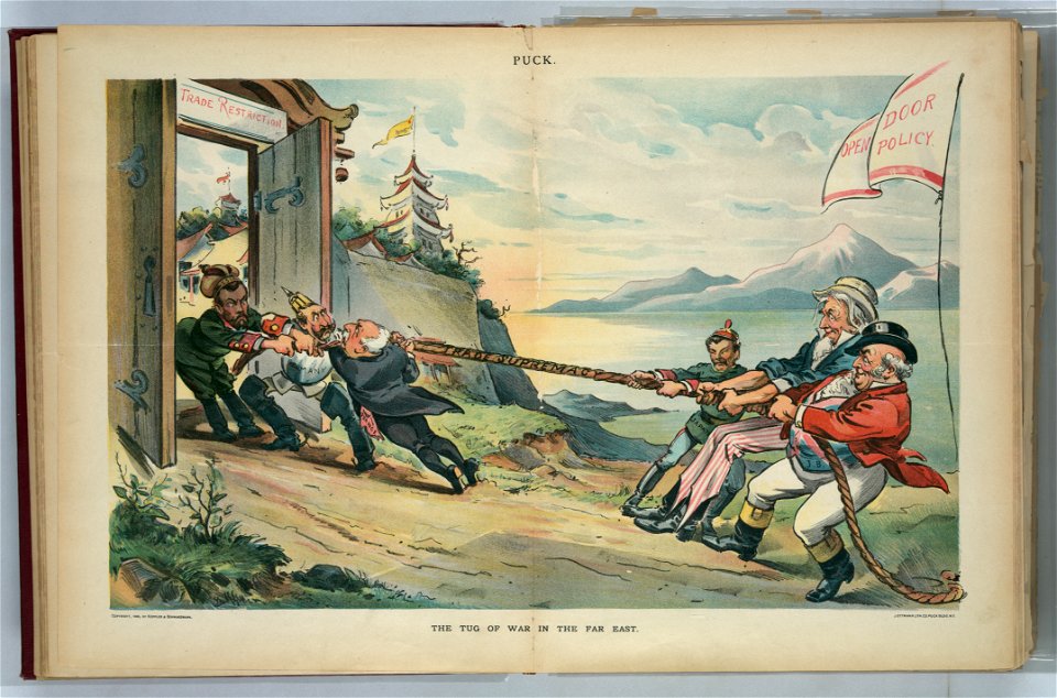 The tug of war in the far east - Keppler. LCCN2012647471