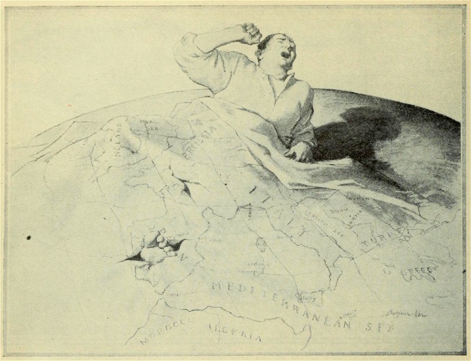 The unrest in Europe, as seen by an American artist - William Balfour Ker