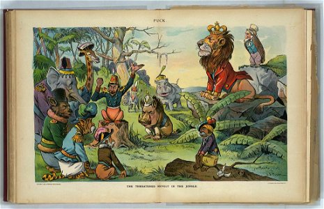 The threatened revolt in the jungle - J.S. Pughe. LCCN2012647503