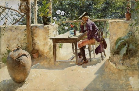The Vine (Carl Larsson) - Nationalmuseum - 24342