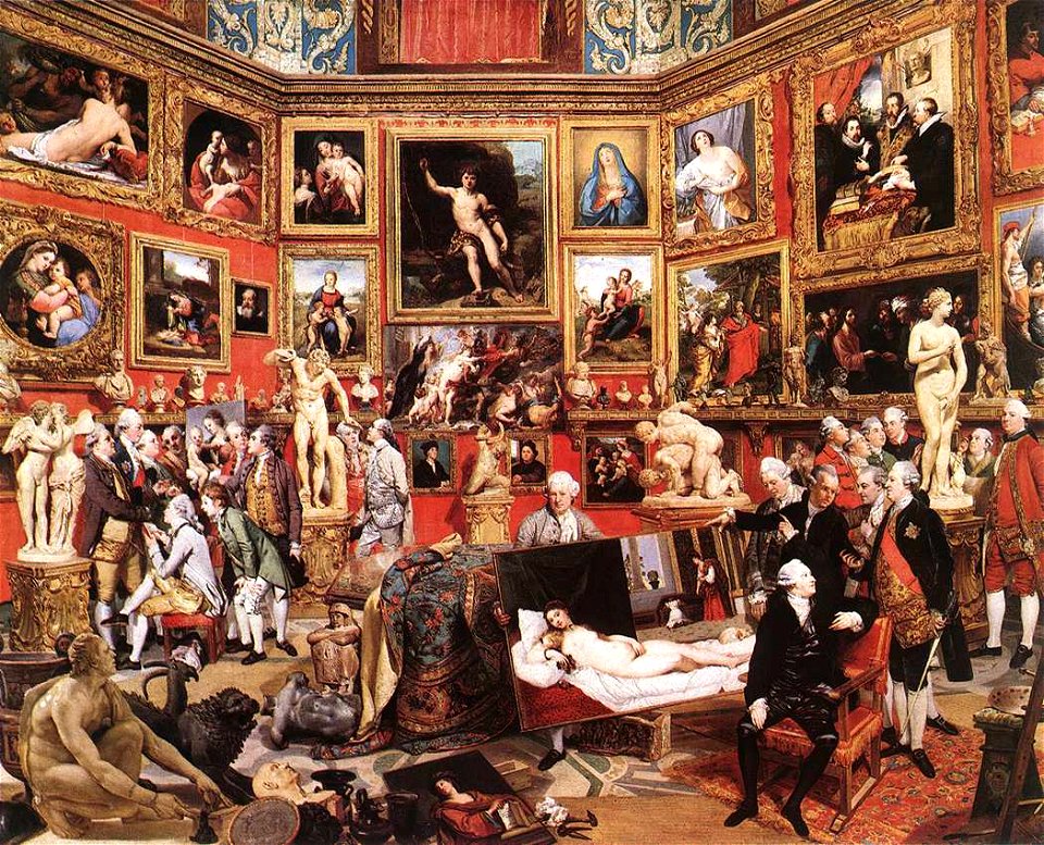 The Tribuna of the Uffizi (1772-78); Zoffany, Johann