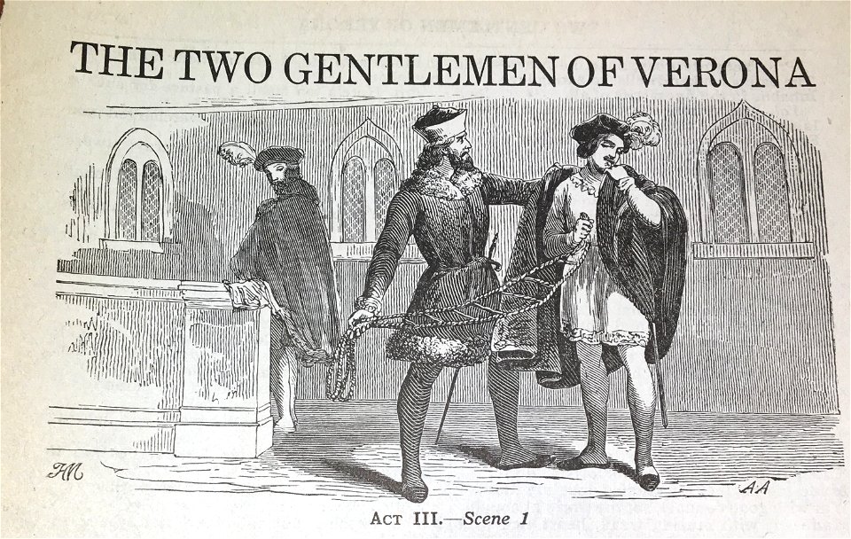 The Two Gentlemen of Verona Lithograph