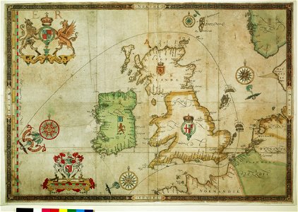 The track of the Armada around Britain and Ireland RMG F8038