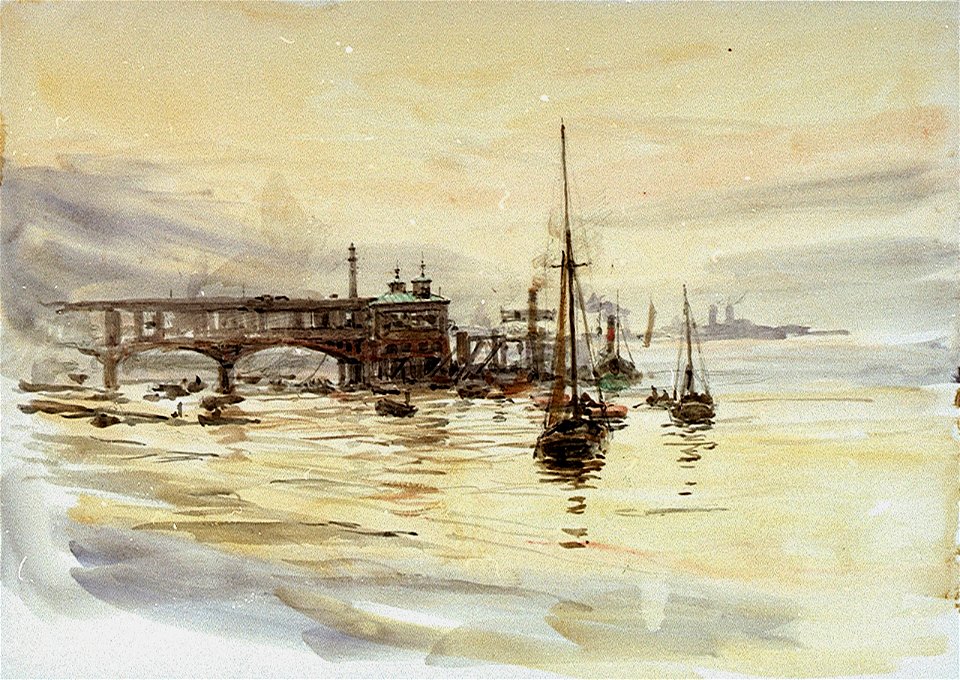 The Town Pier at Gravesend RMG PV4951