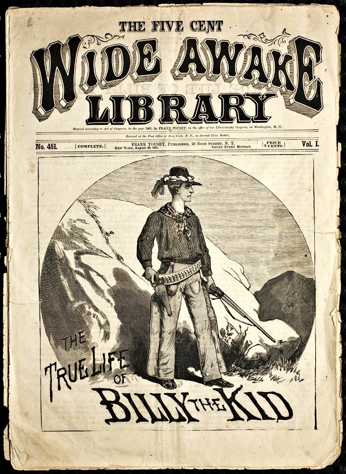 The True Life of Billy the Kid (1881) cover