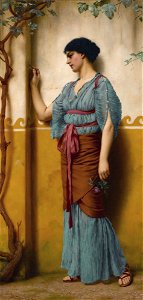 The trysting place, by John William Godward