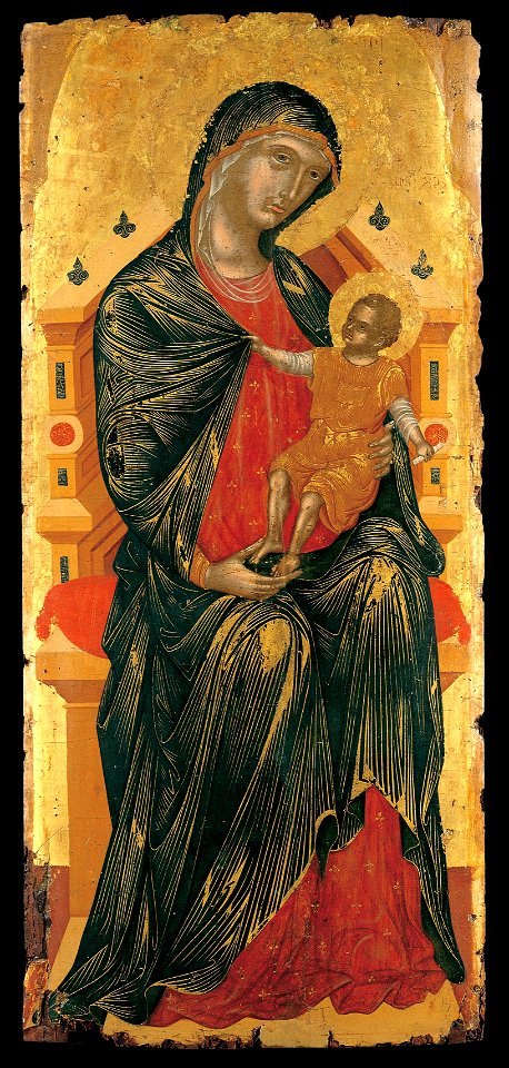 The Virgin and Child - Google Art Project (719259). Free illustration for personal and commercial use.