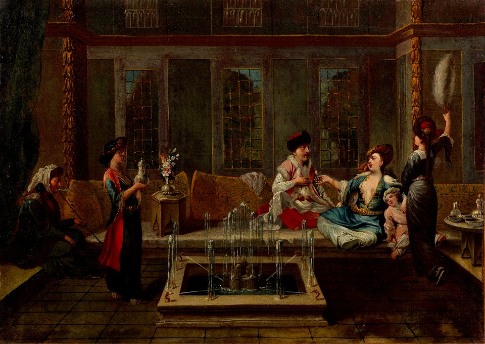 The Vanmour School - The Conversation - Google Art Project