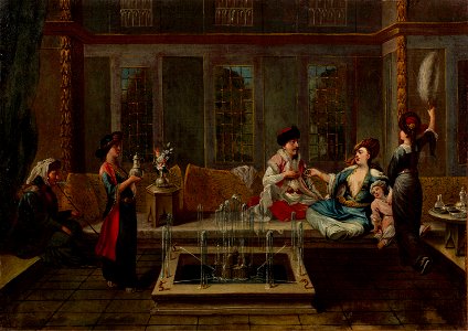 The Vanmour School - The Conversation - Google Art Project