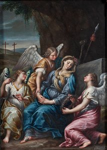 The Virgin Mourning at the Tomb (Lorenzo Gramiccia) - Nationalmuseum - 22907