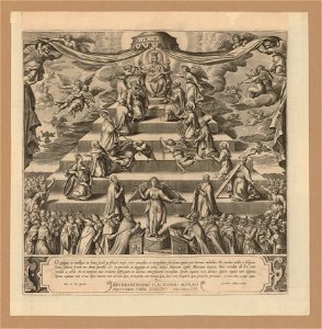The Virgin and child with saints s.d print by Pieter de Jode I, S.IV 86252, Prints Department, Royal Library of Belgium
