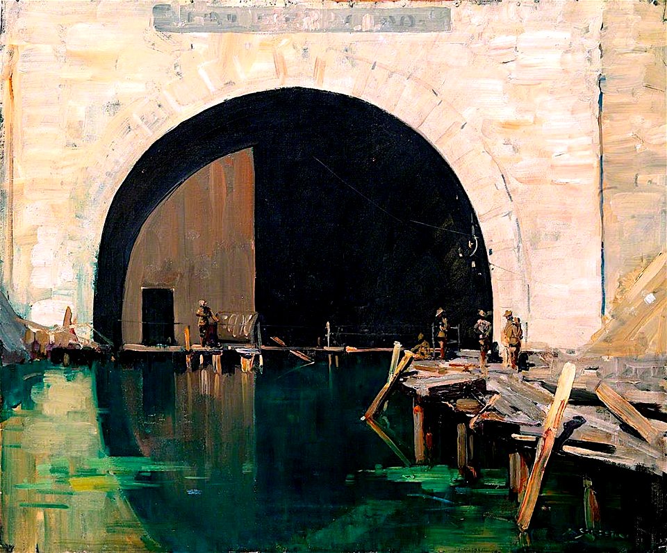 The Tunnel Mouth, Bellicourt, the Hindenburg Line The Southern Entrance to the Tunnel, December 1918 (25910362057)