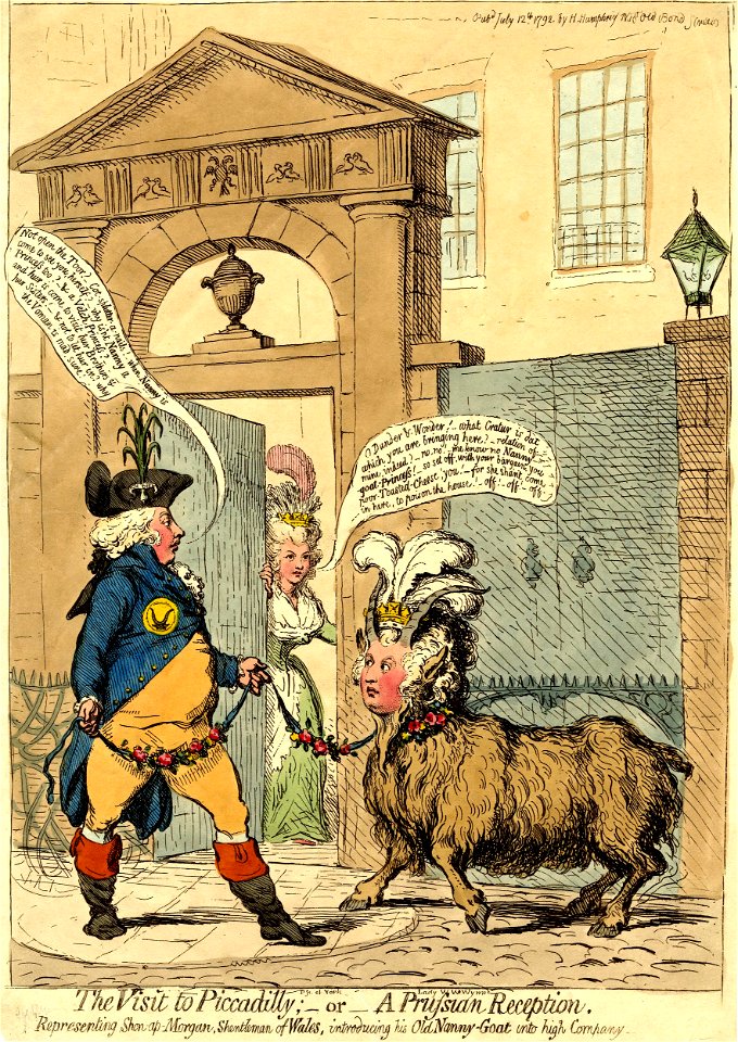 The visit to Piccadilly;-or-a Prussian reception. (BM 1868,0808.6221)