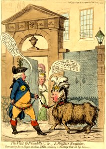 The visit to Piccadilly;-or-a Prussian reception. (BM 1868,0808.6221)