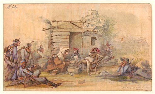 The U.S. Calvary taking a lesson in surgery - Farmington, Mississippi, April 22, 1862 LCCN2017647004