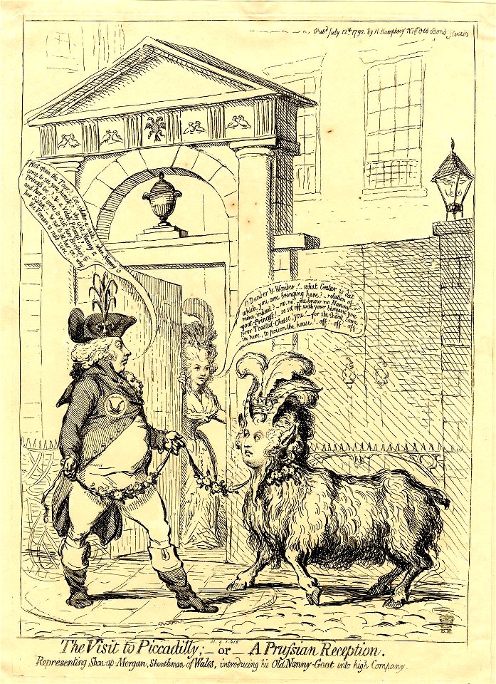 The visit to Piccadilly;-or-a Prussian reception. (BM 1851,0901.615)