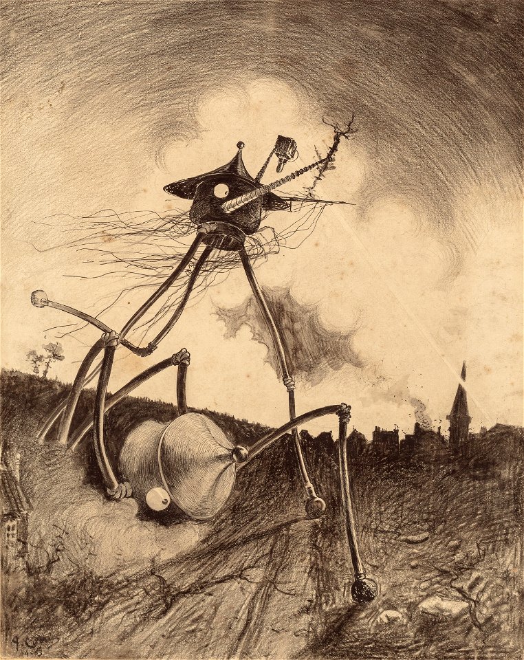 The War of the Worlds by Henrique Alvim Corrêa, orginal graphic 12