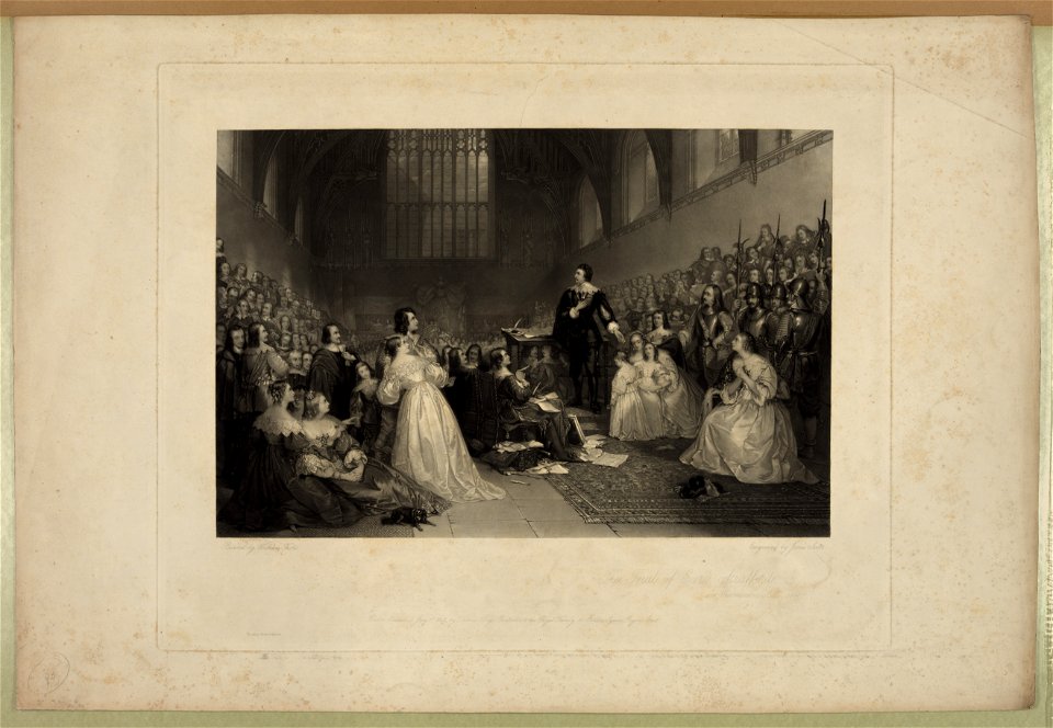 The trial of Earl Strafford, in Westminster Hall 1641 LCCN2003674362