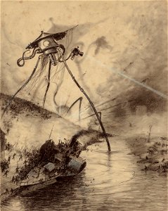 The War of the Worlds by Henrique Alvim Corrêa, original graphic 15. Free illustration for personal and commercial use.