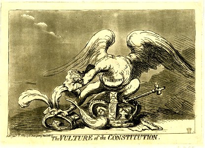 The vulture of the constitution. (BM 1851,0901.441)