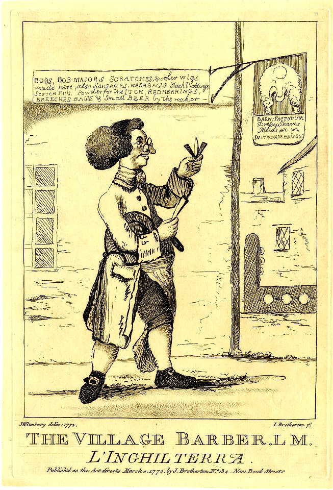 The Village Barber. L.M. L'Inghilterra. (BM J,6.94)