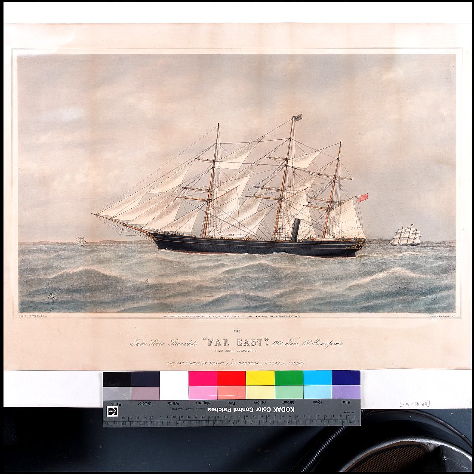 The Twin-Screw Steamship Far East, 1300 Tons, 150 Horse power RMG PY9088