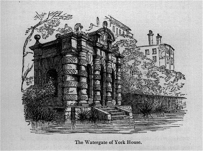 The Watergate of York House - Walks in London, Augustus Hare, 1878
