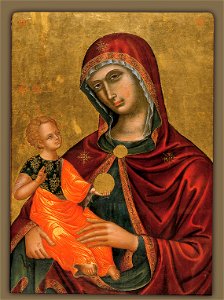 The Virgin Madre della Consolazione - Google Art Project. Free illustration for personal and commercial use.