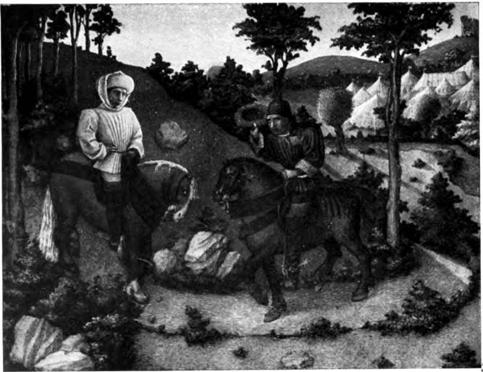The Waning of the Middle Ages plate 11 - Miniature from Le cuer d'amours espris
