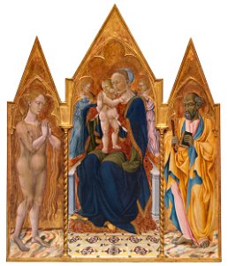 The Virgin and Child with Saints Peter and Mary Magdalene P6022