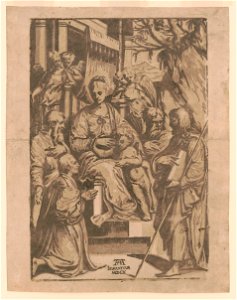 The Virgin and Child surrounded by saints) - Taglio d'Alex Ghandini LCCN2015650881