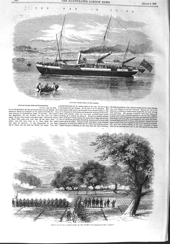 The War in China ILN 1858 71d CzP7i6L