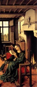 The Werl Altarpiece Saint Barbara