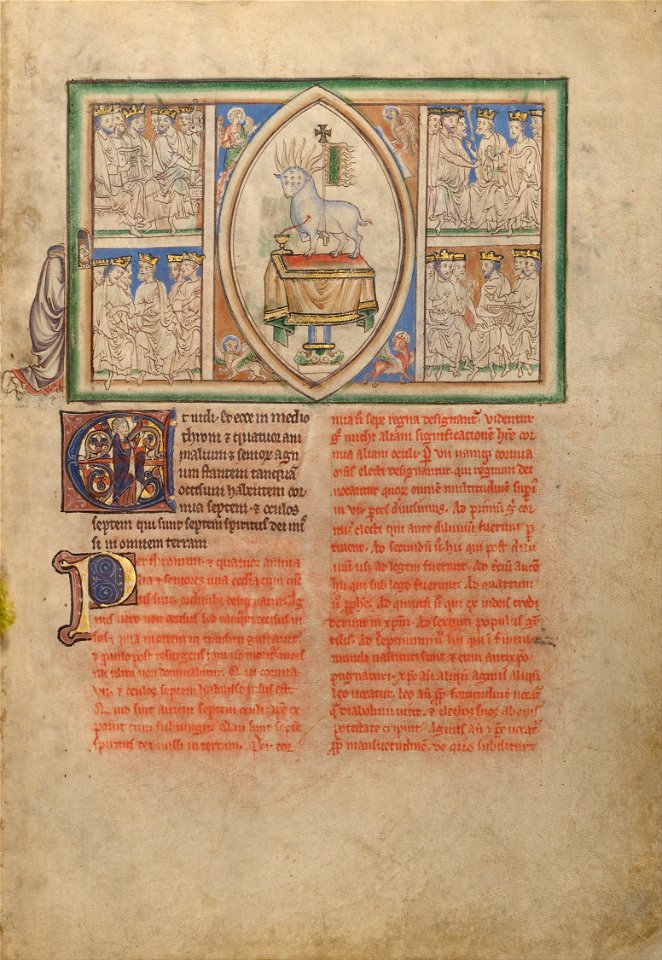 The Vision of the Lamb in the Midst of the Four Living Creatures and the Twenty-Four Elders - Google Art Project