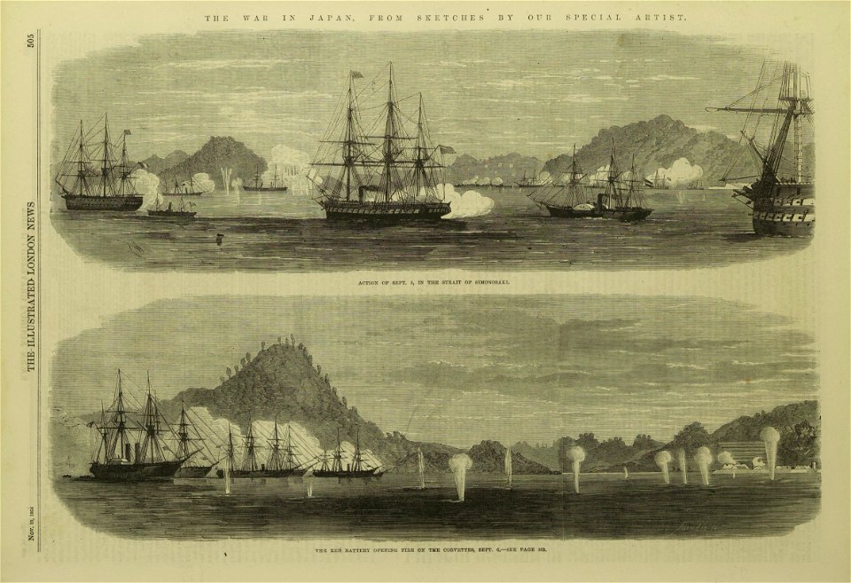 The War in Japan - ILN 1864