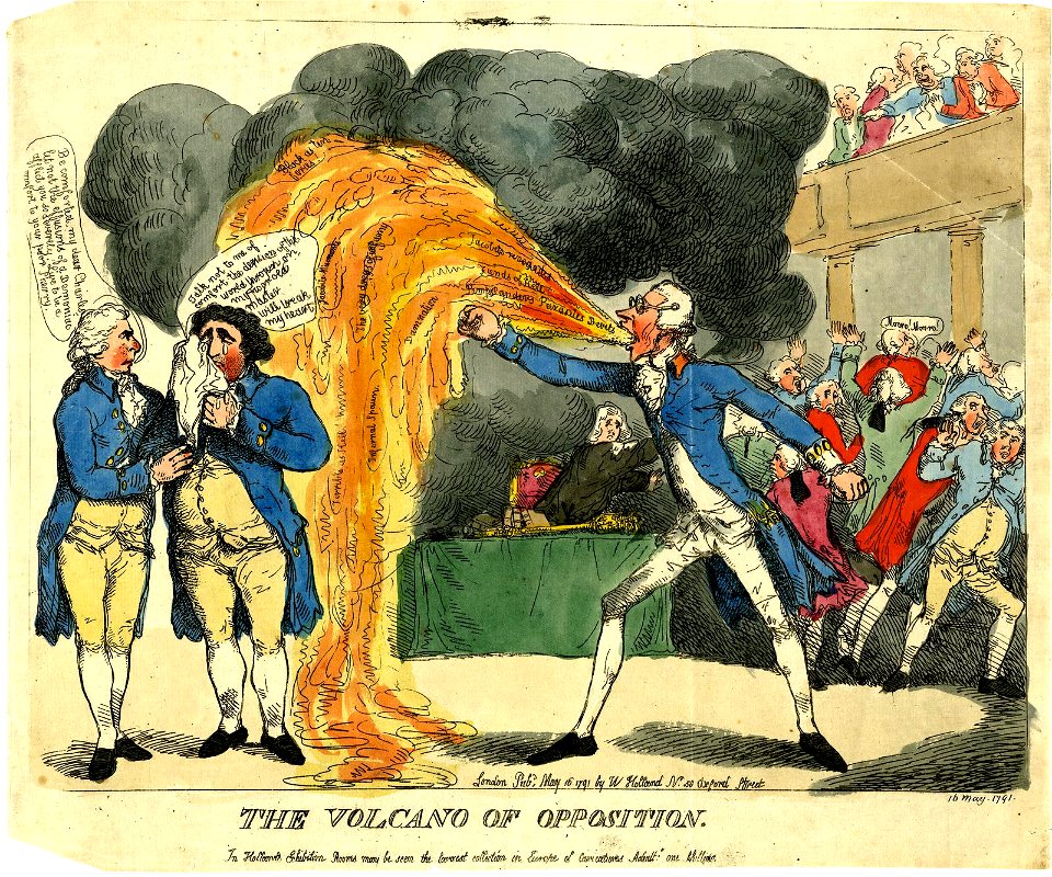 The volcano of opposition. (BM 1868,0808.6053 2)