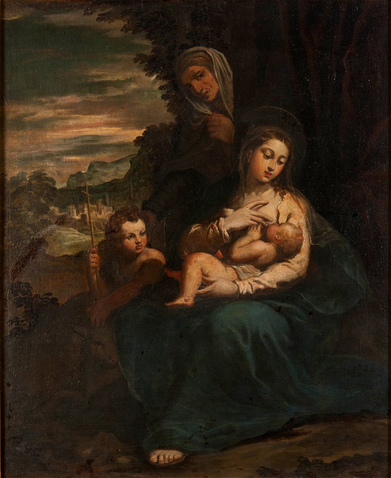 The Virgin and Child with St Elizabeth and the Infant St John (Ippolito Scarsella) - Nationalmuseum - 19072
