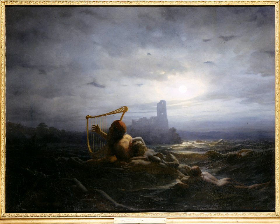 The Water-Sprite and Ägir's Daughters (Nils Blommér) - Nationalmuseum - 18200