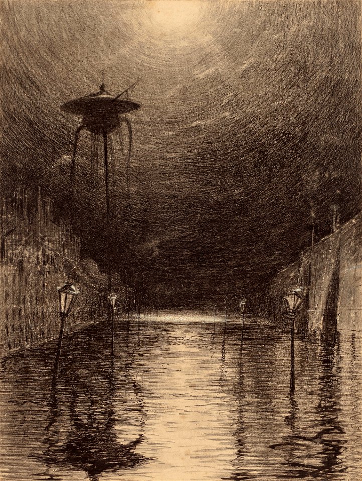 The War of the Worlds by Henrique Alvim Corrêa, orginal graphic 17