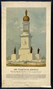 The Washington Memorial. From a monumental design by William Ross Wallace, Esq LCCN2003674232