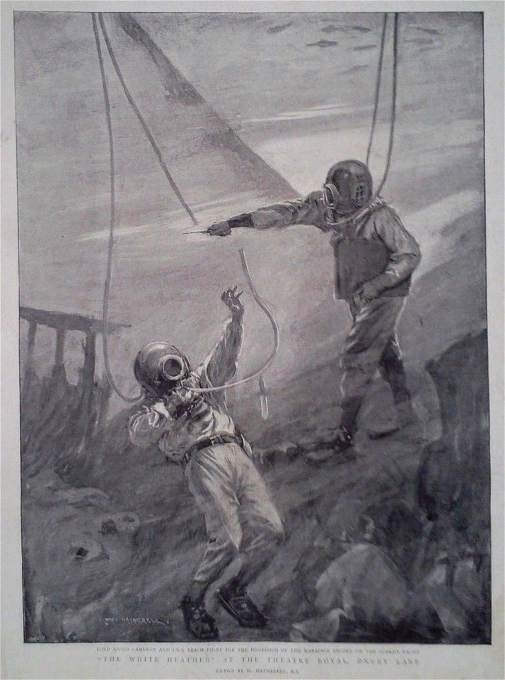 The White Heather The Graphic 25 Sept 1897 Crop