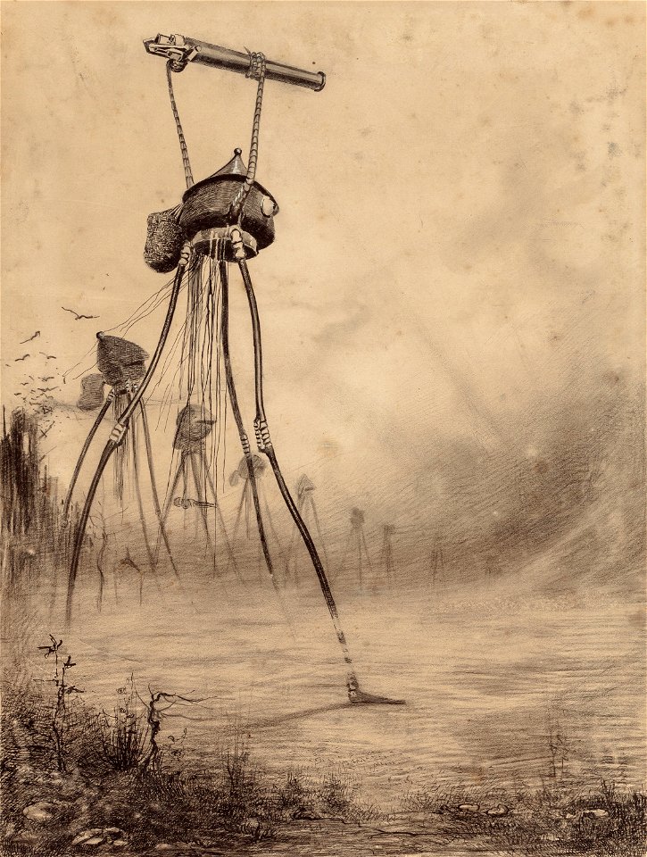 The War of the Worlds by Henrique Alvim Corrêa, orginal graphic 16