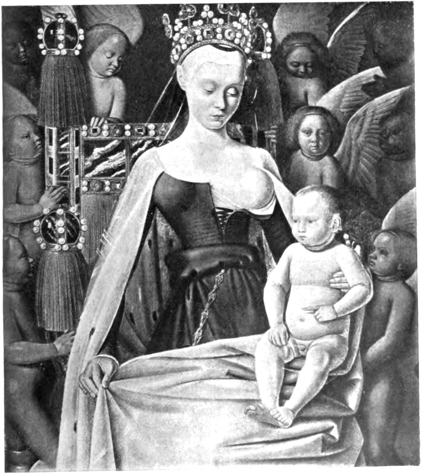 The Waning of the Middle Ages plate 4 - The Madonna of Melun